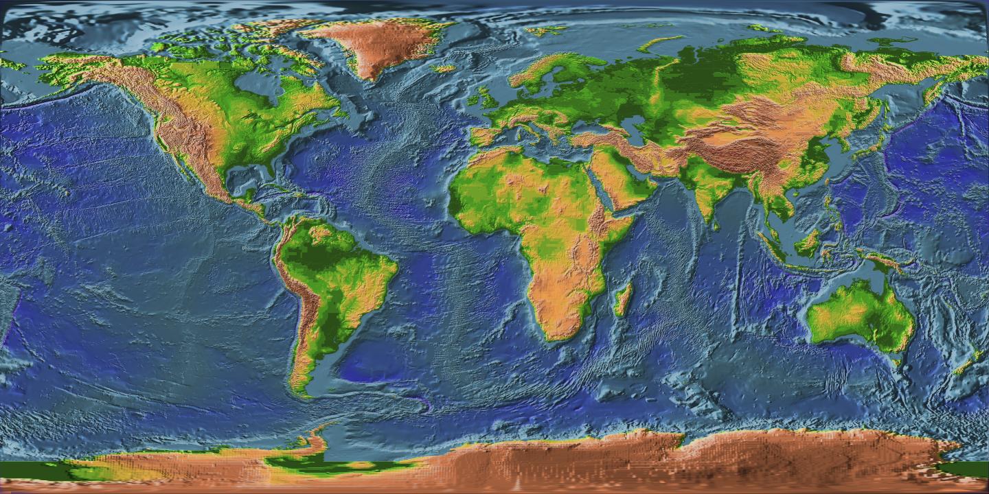 Earth globe representing the interactive Earth View experiment